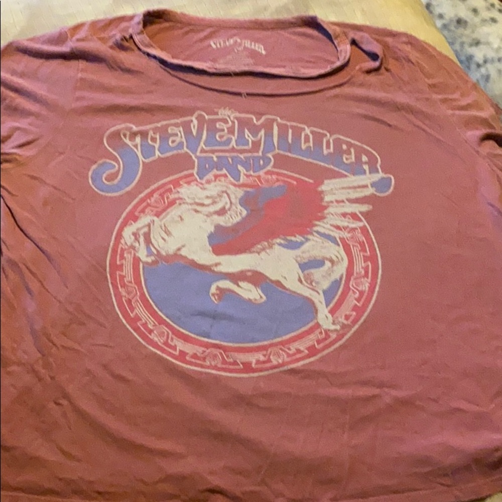 Steve Miller band distressed tee